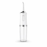 Cordless water flosser in white